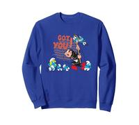 The Smurfs Gargamel Got You! Sudadera, Unisex para Adultos, Azul Real, M