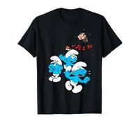 The Smurfs Group Los Pitufos Gargamel Encantados Blue Friends Fans Camiseta