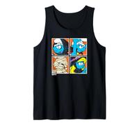 The Smurfs Halloween Dress Up Pop Art Retro Cartoon Camiseta sin Mangas