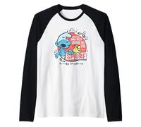 The Smurfs Jingle Bells Smurfy Christmas Camiseta Manga Raglan