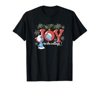 The Smurfs Joy to The Village Smurf Christmas Camiseta