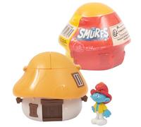 The Smurfs Les Pitufos, Casa con 1 Figurina, 5,5 cm, Modelo Pitufo, para Niños a Partir de 3 Años, PUF383, Naranja