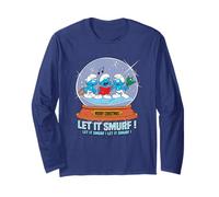 The Smurfs Merry Christmas Let It Smurf Manga Larga