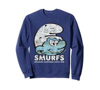 The Smurfs Movie Bringing Happiness Comic Book Pattern Sudadera