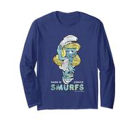 The Smurfs Movie Smurfette Made In Comics Comic Book Pattern Manga Larga