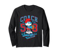 The Smurfs Papa Smurf Coach The Blues 58 The Smurfs Team Manga Larga
