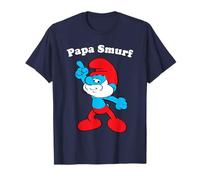 The Smurfs Papa Smurf Strike a Pose Dad Camiseta