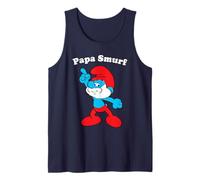 The Smurfs Papa Smurf Strike a Pose Dad Camiseta sin Mangas