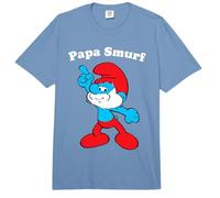 The Smurfs Papa Smurf Strike a Pose Dad Comfort Colors Adult Heavyweight T-Shirt