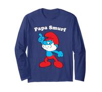 The Smurfs Papa Smurf Strike a Pose Dad Manga Larga