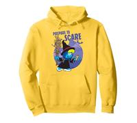 The Smurfs Prepare to Scare Witch Halloween Retro Cartoon Sudadera con Capucha