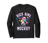 The Smurfs Smurfette Nice Girl Hockey Manga Larga