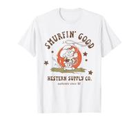 The Smurfs Smurfin' Good Western Supply Co Cartoon Camiseta