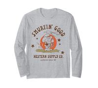 The Smurfs Smurfin' Good Western Supply Co Cartoon Manga Larga