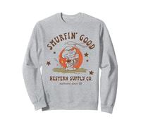 The Smurfs Smurfin' Good Western Supply Co Cartoon Sudadera