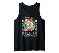 The Smurfs Smurfy Christmas Smurfette Holiday Camiseta sin Mangas