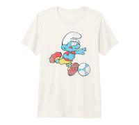 The Smurfs Soccer Futbol Smurf Camiseta Premium