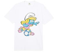 The Smurfs Soccer Futbol Smurfette Comfort Colors Adult Heavyweight T-Shirt
