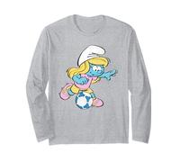 The Smurfs Soccer Futbol Smurfette Manga Larga