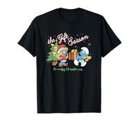 The Smurfs The Gift Season Smurfy Christmas Camiseta