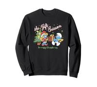 The Smurfs The Gift Season Smurfy Christmas Sudadera
