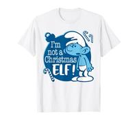 The Smurfs Vintage Grouchy Not A Christmas Elf Camiseta