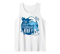 The Smurfs Vintage Grouchy Not A Christmas Elf Camiseta sin Mangas