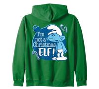 The Smurfs Vintage Grouchy Not A Christmas Elf Sudadera con Capucha