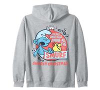 The Smurfs Vintage Jingle Bells Smurfy Christmas Sudadera con Capucha