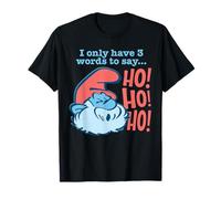 The Smurfs Vintage Papa Smurf Ho ?? ?? Christmas Camiseta