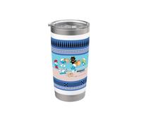 The Smurfs x British Museum Archaeology Bastet Vaso térmico de acero inoxidable de doble pared