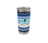 The Smurfs x British Museum Archaeology Bastet Vaso térmico de acero inoxidable de doble pared