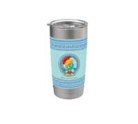 The Smurfs x British Museum Smurf Roman Vaso térmico de acero inoxidable de doble pared
