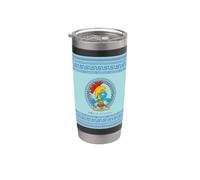 The Smurfs x British Museum Smurf Roman Vaso térmico de acero inoxidable de doble pared