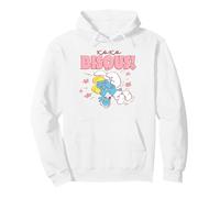 The Smurfs XOXO Bisous Butterflies and Kisses Cute Cartoon Sudadera con Capucha