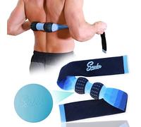 The Snake Rodillo de masaje de tejido profundo para atletas, terapeutas de masaje y uso doméstico, alivia el dolor y el dolor muscular, bola de masaje de lacrosse, rodillo muscular, recuperación de