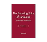 The Sociolinguistics Of Language by Fasold Paperback Book