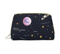 The Solar Family - Bolsa de cosméticos portátil y bolsa de cosméticos de viaje, unisex, cierre de cremallera, adecuada para uso diario, White, Talla única