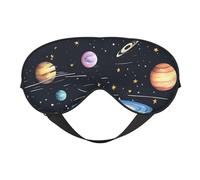 The Solar Family Soft Eye Mask. Unisex, cómodo y transpirable, adecuado para el descanso diario. Te ayuda a entrar rápidamente en un sueño profundo.