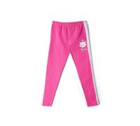The Souled Store Disney - Leggings de algodón con estampado gráfico rosa Marie para niñas, ajuste regular, color rosa, Rosa, 3-4 Y