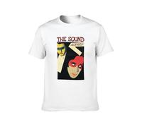The Sound Jeopardy Punk Rock Retro Vintage Hipster 1846 Men's T-Shirt Unisex White Cotton Print tee Shirts S