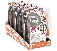 The Spice Tailor - Kit de comida de salsa de curry indio, curry de pimienta sureña, paquete de 5, vegetariano
