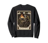 The Spicy Reader Tarot Card Skeleton Romantasy Amante de los Libros Sudadera