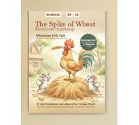 "The Spike of Wheat" Bilingual English-Ukrainian Activity Book: 102 Pages of Logic Games, Coloring & Puzzles. Learn and Play in Two Languages for Kids Ages 4-8.