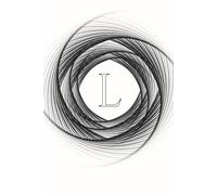 The Spiral Within: A Year of Daily Discovery L Monogram Initial Journal