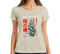The Spirit of Bushido Noble Warrior Y2K Japan - Camiseta para mujer, naturaleza, M