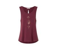 THE SPIRIT OF OM Camiseta de yoga Vahita para mujer rojo oscuro | XS