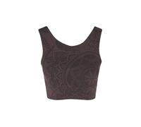 THE SPIRIT OF OM Sujetador deportivo para mujer Hatha Guna marrón | XS