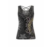 THE SPIRIT OF OM Yogatank Maui para mujer negro | XS