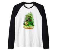The Spongebob Movie: Search for Squarepants Dutchman Green Camiseta Manga Raglan